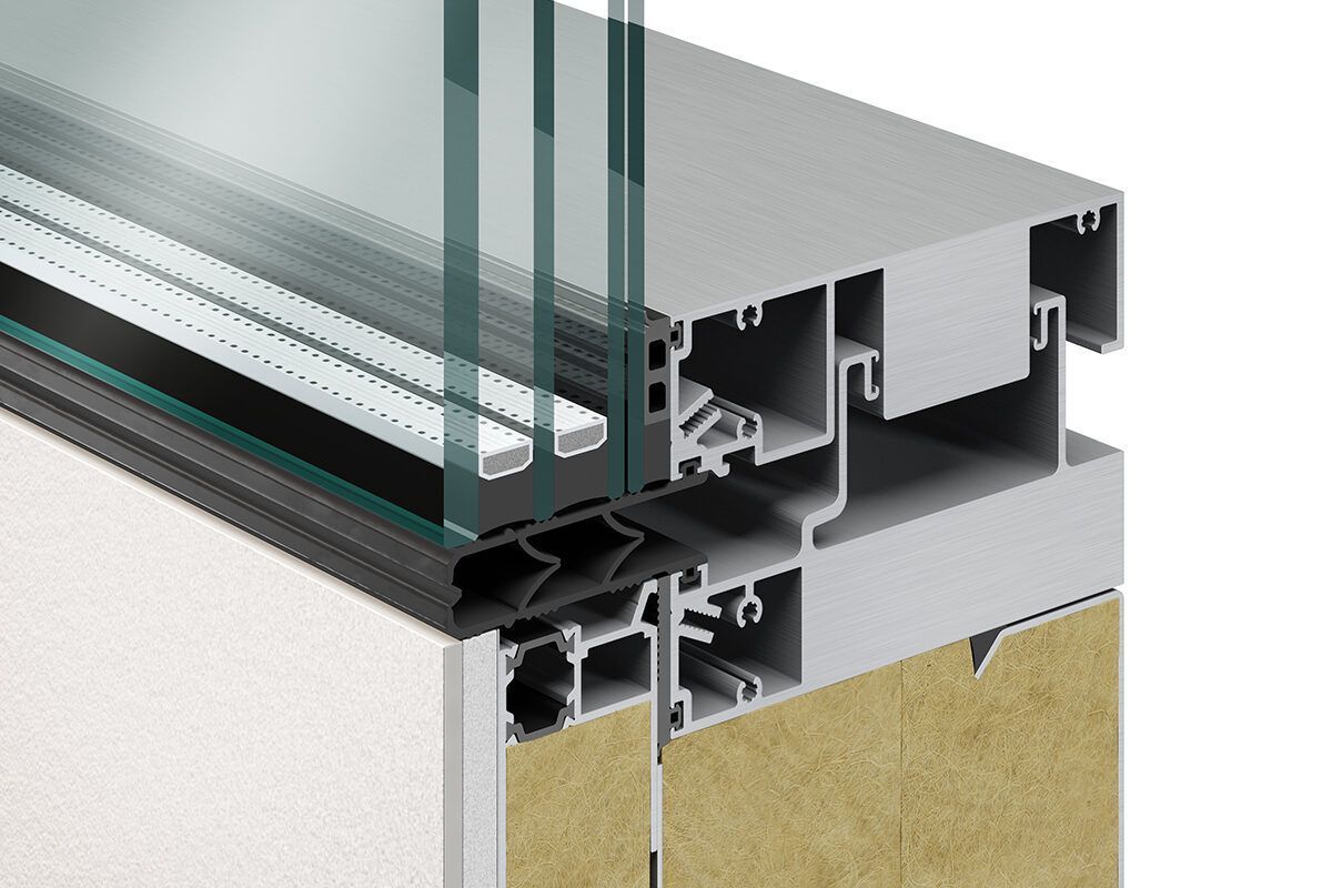 Panel system for Unitized Façade - GammaStone